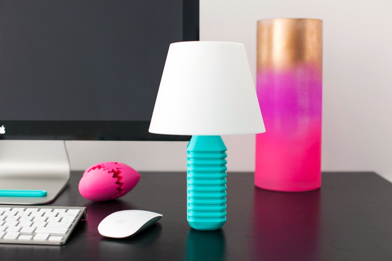 Bottle Lamp via Brit + Co - Creative and Fun DIY Décor Ideas