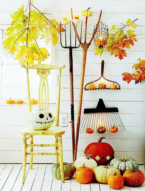 Chic Thanksgiving Porch Design