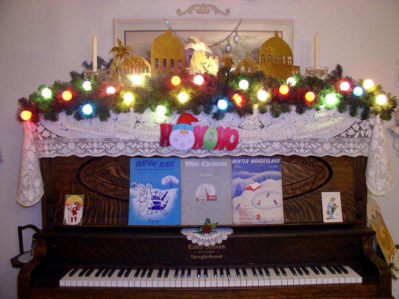 Christmas Decoration on Piano