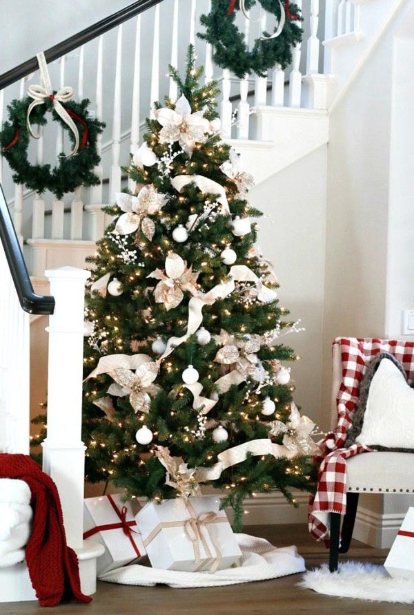 Classic White Christmas Tree