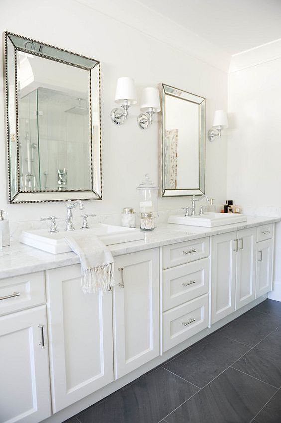 Classic white bathroom