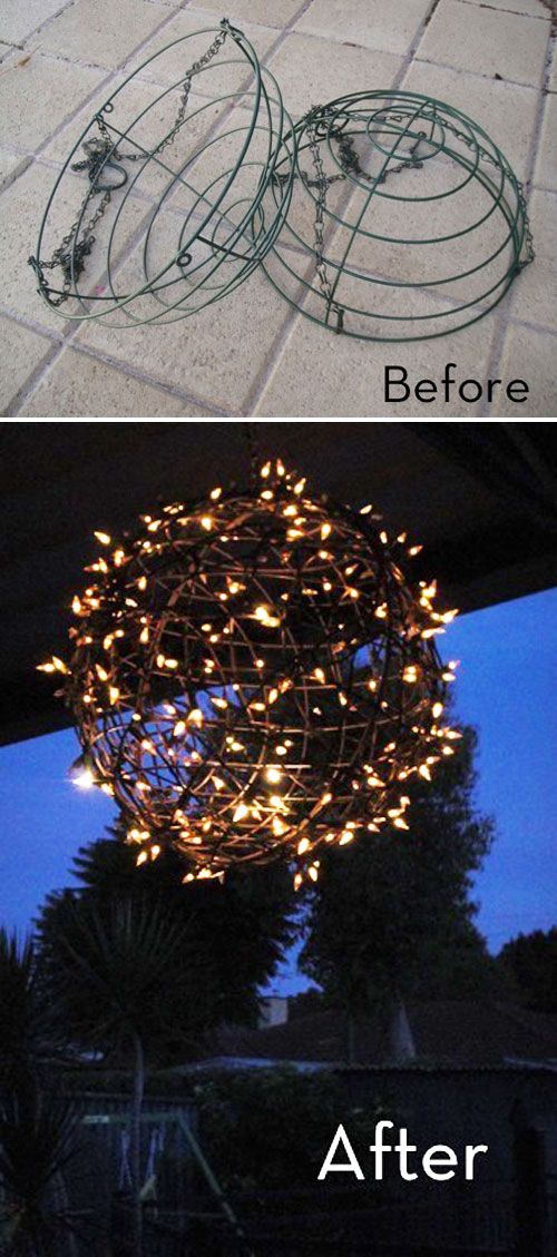 DIY Christmas Light Globe