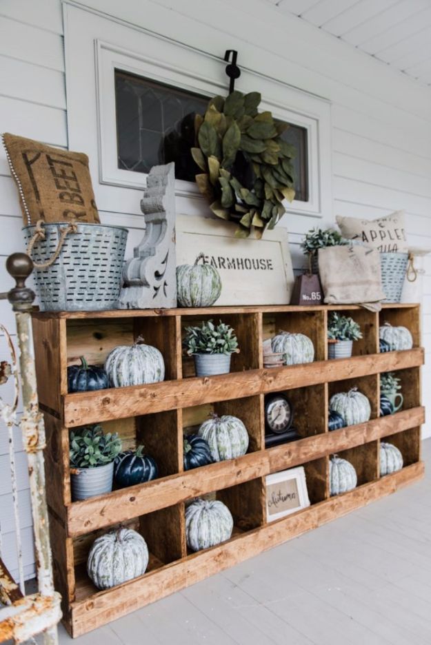 DIY Farmhouse Style Nesting Boxes via lizmarieblog