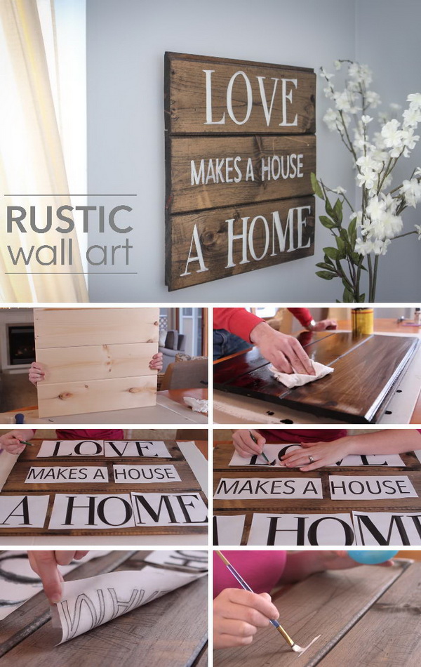 DIY Rustic Wall Art Ideas