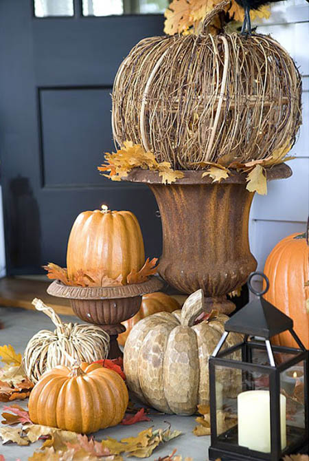 DIY Thanksgiving Porch Design