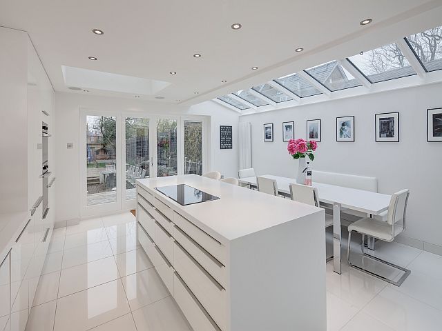 Embrace natural lighting with the use of kitchen skylights.