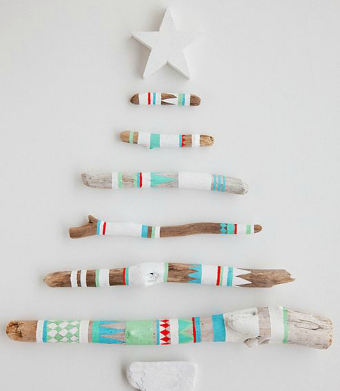 Eye-catching and fun designs to arrange into a Christmas tree shape on your wall