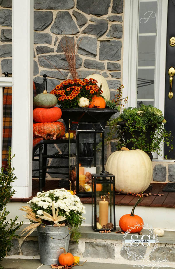 Fabulous Thanksgiving Porch Decors