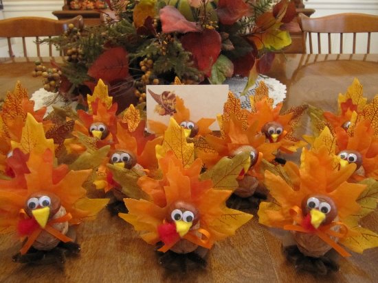 Fall Leaf Turkeys