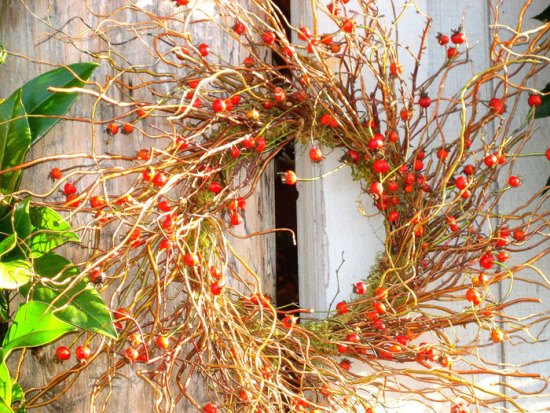 Floral Buds Thanksgiving Wreath