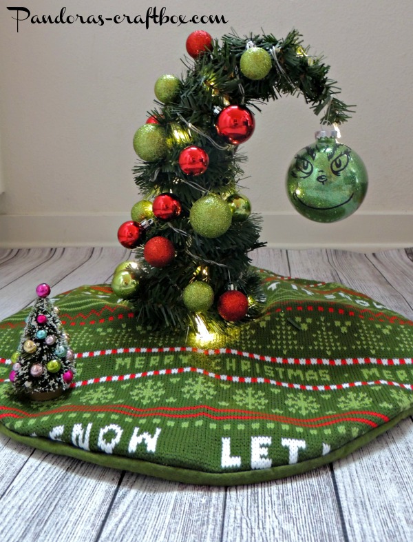 Grinch Glass Ornaments Decoration