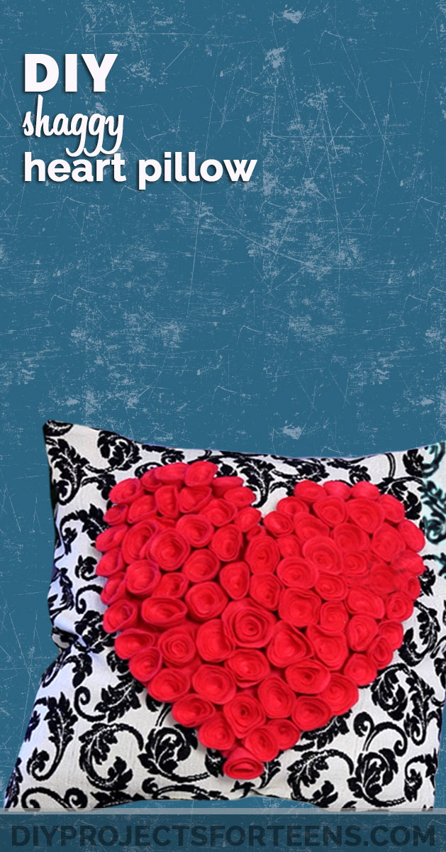 Heart Pillow via DIY Projects for Teens