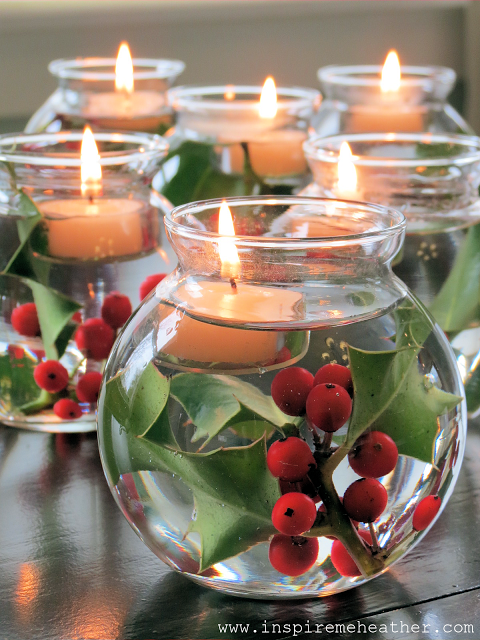 Holly Candles By Inspire Me Heather