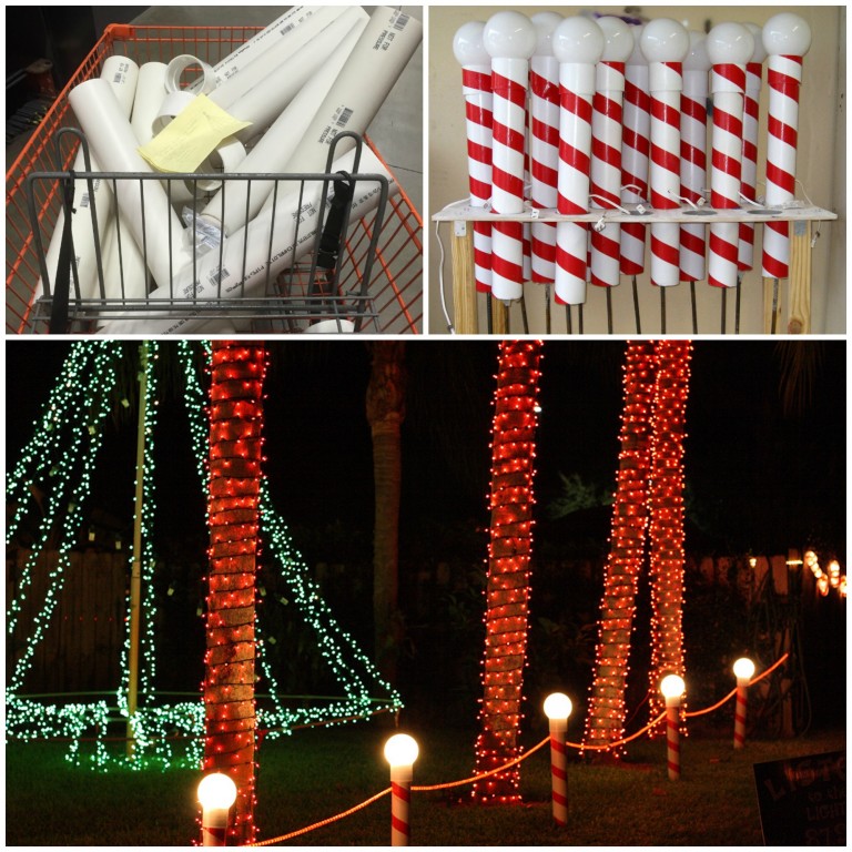 How to make North Pole Lights using PVC Pipes
