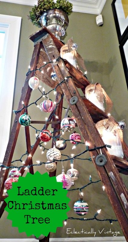 Ladder Christmas Tree By Eclectically Vintage