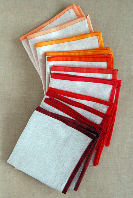Linen Thanksgiving Napkins By The Purl Bee
