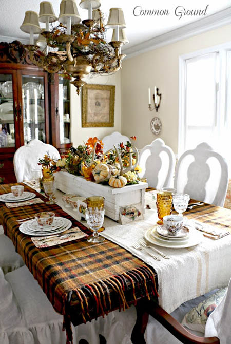 Nature Inspired Thanksgiving Tablescape