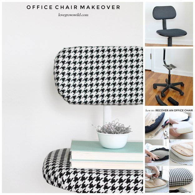 Office Chair Makeover from Lovegrowswild