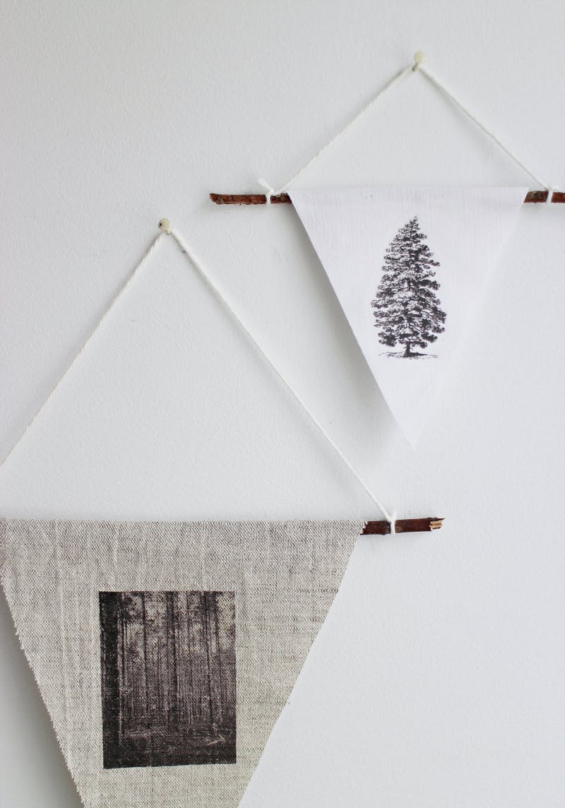 Pennant Wall Art via Wonderwood