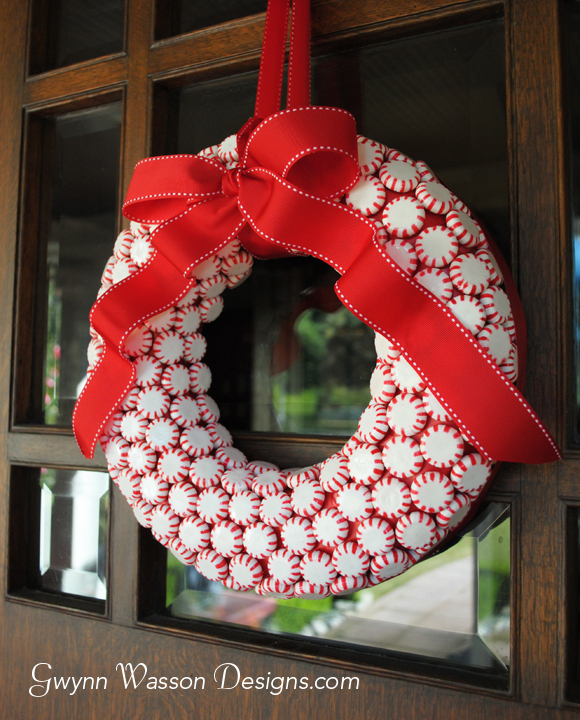 Peppermint Candy Wreath By Gwynn Wasson Design