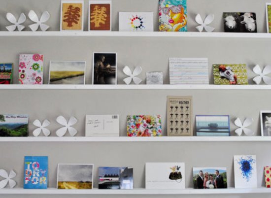 Postcard Shelves