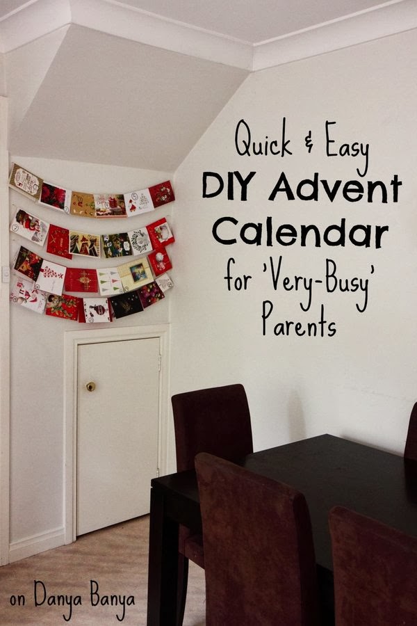 Quick And Easy Advent Calendar By Danya Banya