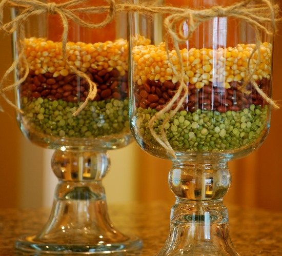 Seeds Jars Thanksgiving Decor