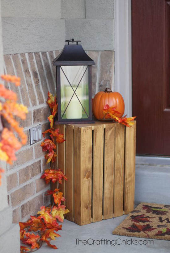Simple Fall Porch Design