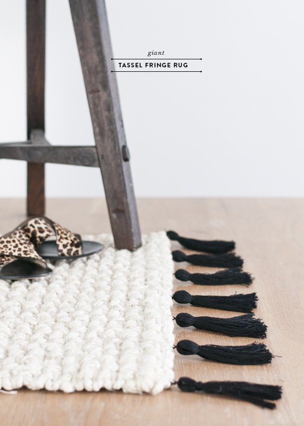 Tassel Fringe Rug via Earnest Home Co