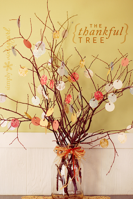 Thankful Tree By Simply Vintage Girl