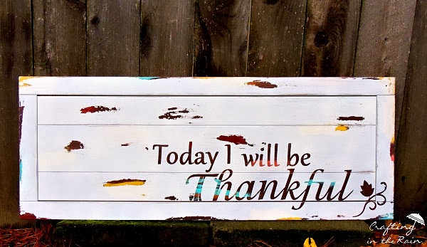 Thankful Wall Art By Crafting In The Rain