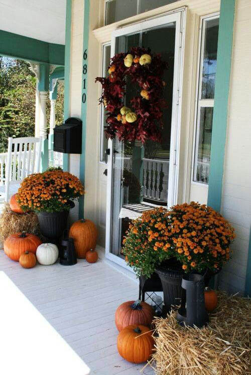Thanksgiving Front Porch Arrangement
