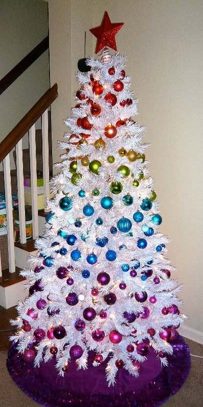 Waves of Colors Christmas Tree