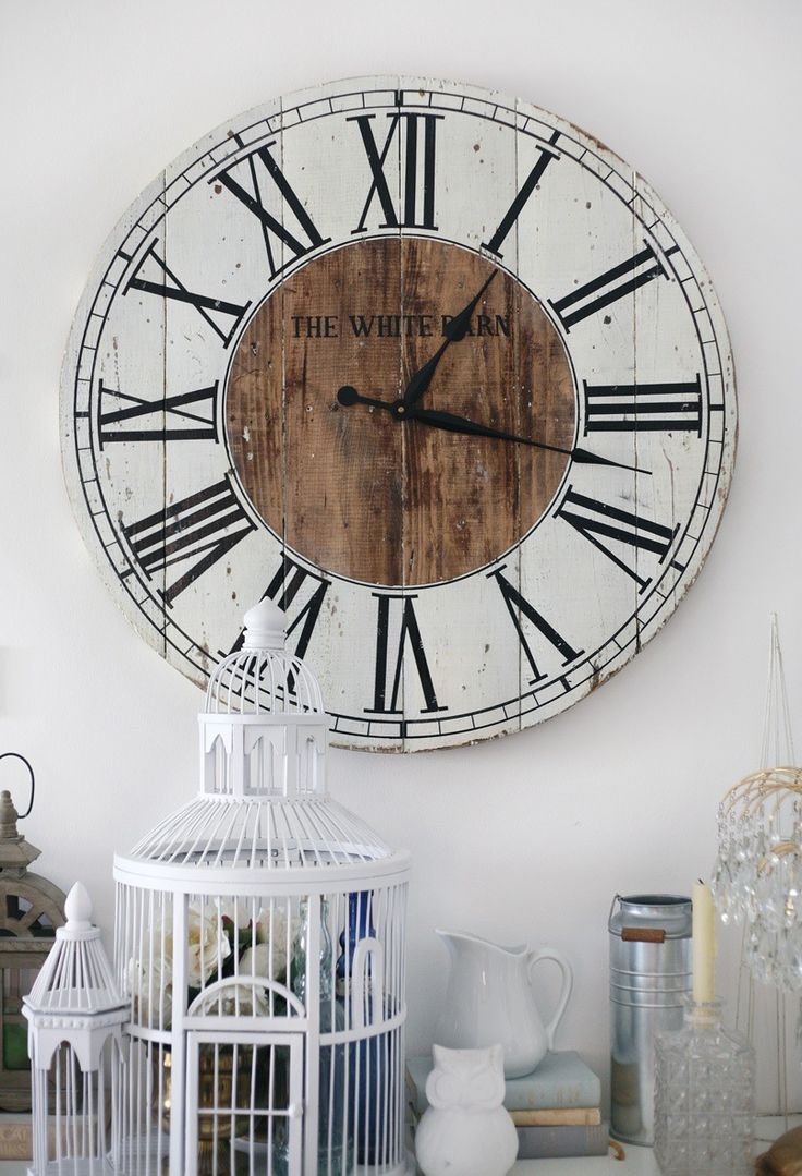 Wooden Wall Clock via Pinterest