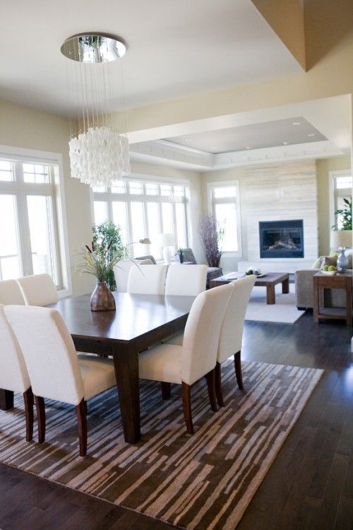 a surprising element to dining rooms