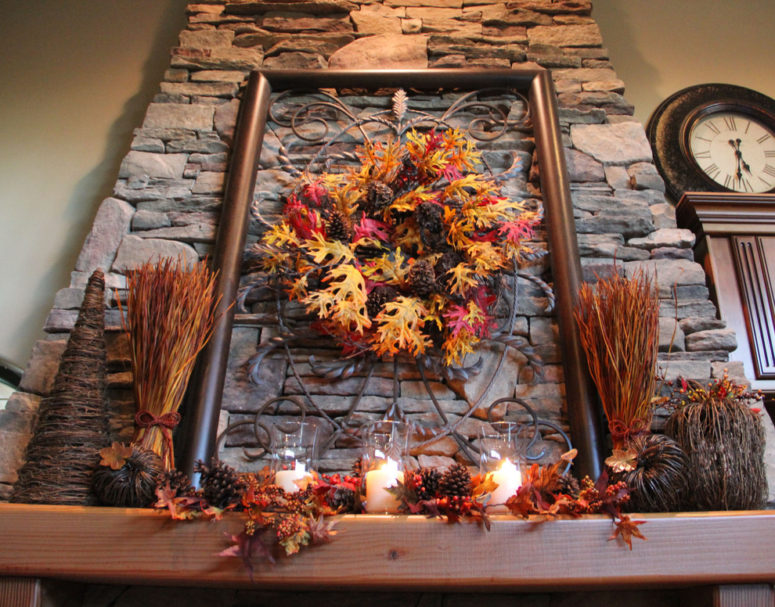 hang a fall's wreath