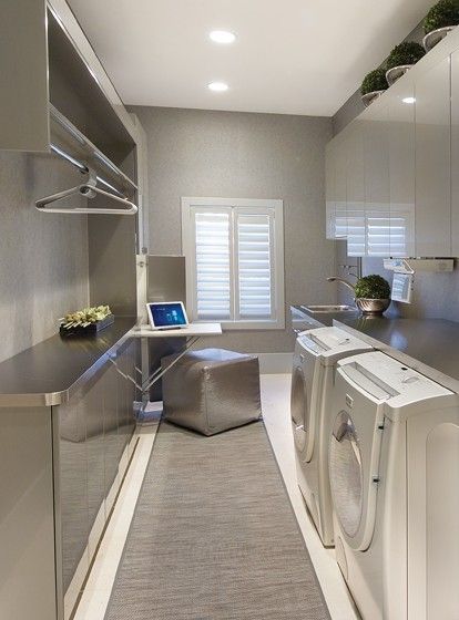 modern laundry room