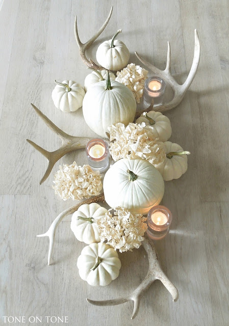 stylish monotone centerpiece