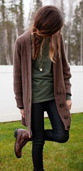 top + black jeans + boots