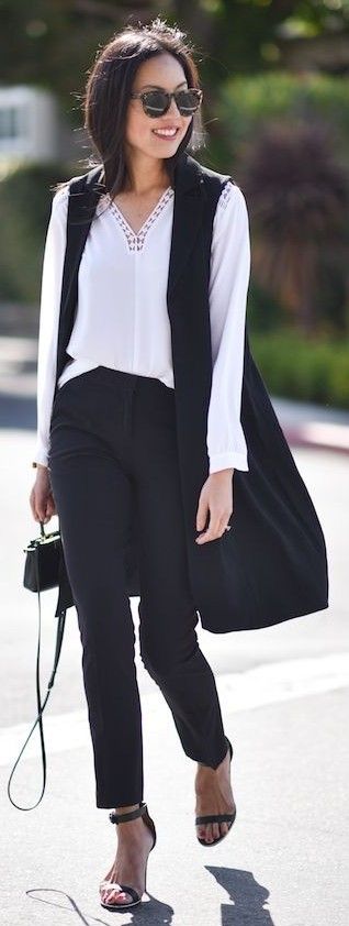 Black And White Street Style