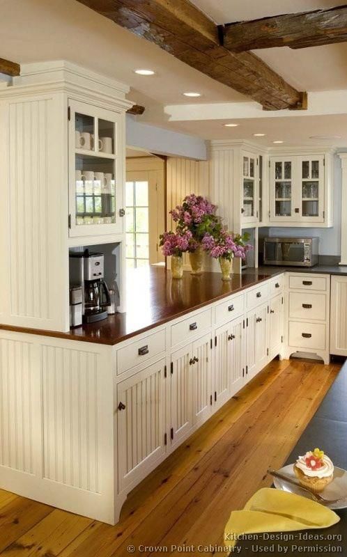 White Country Cottage Kitchen