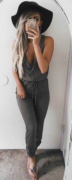 Army Green Playsuit