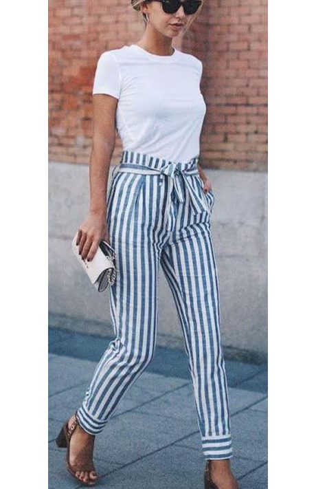 Super smooth sailing in these striped pants