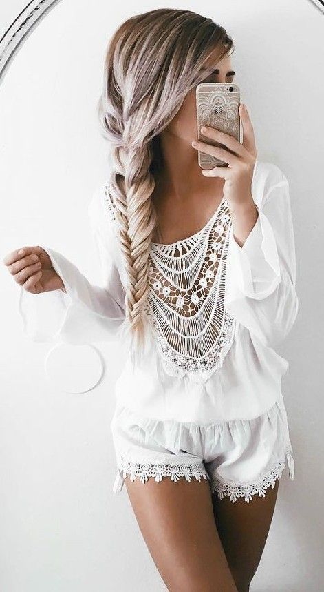 White Playsuit
