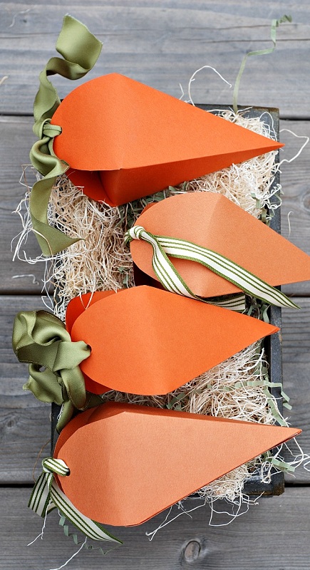 Easter Carrot Treat Boxes