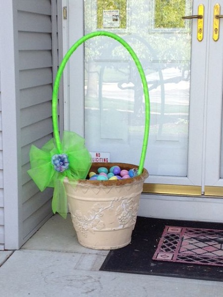 Easter Egg in Flower Pot