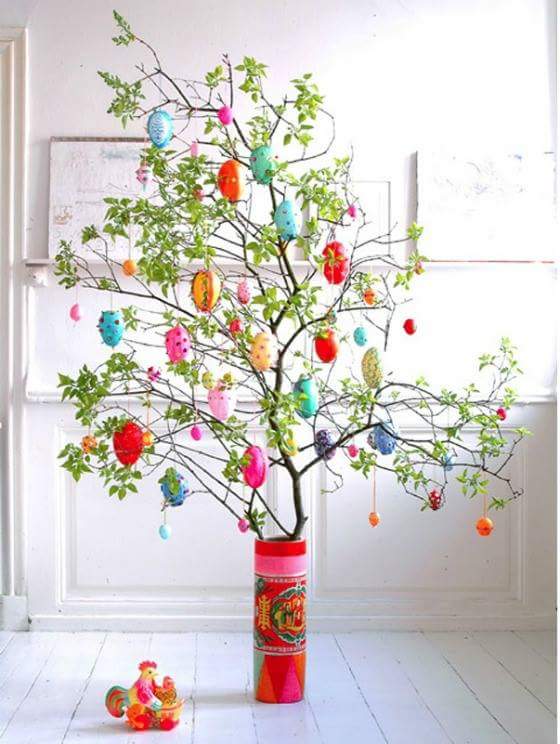 Easter Tree Ideas In The Most Colorful Display
