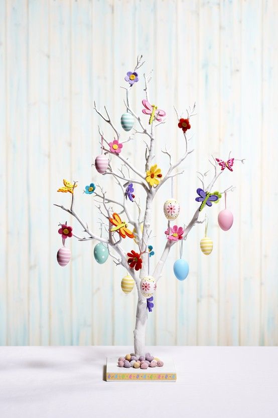 Easter white tree