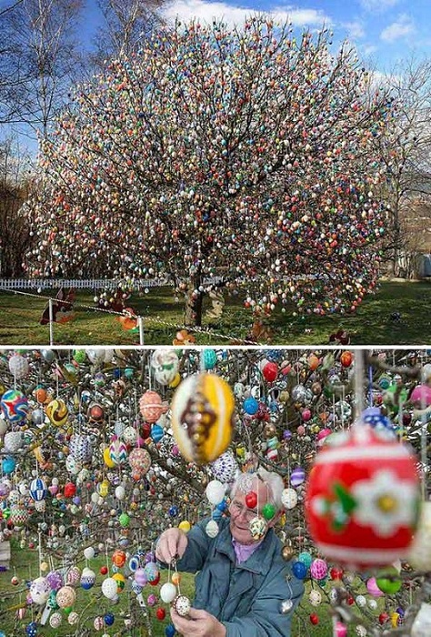 Huge Easter Egg Tree