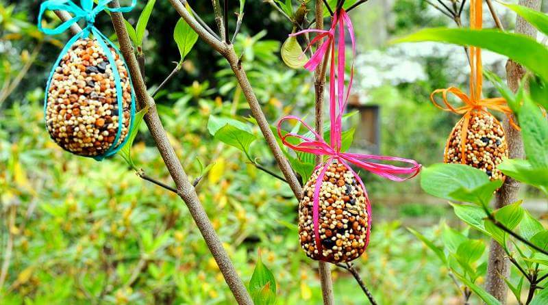 Tied Decoration Idea For Easter